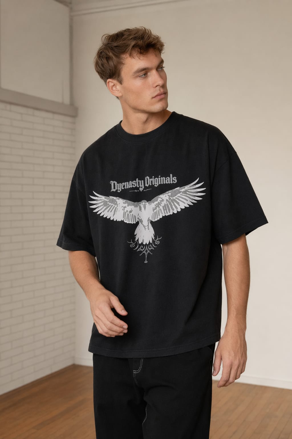 Black DY Eagle T-Shirt – Dynasty Originals