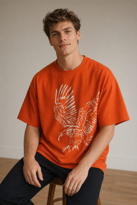 Orange Eagle T-Shirt – Dynasty Originals