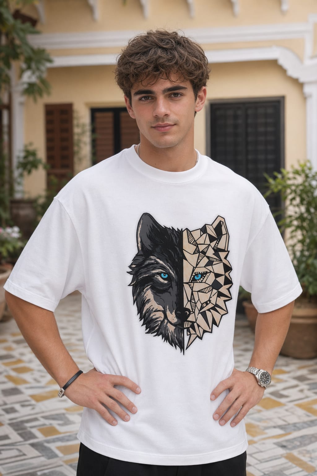 White Wolf Graphic T-Shirt – Dynasty Originals