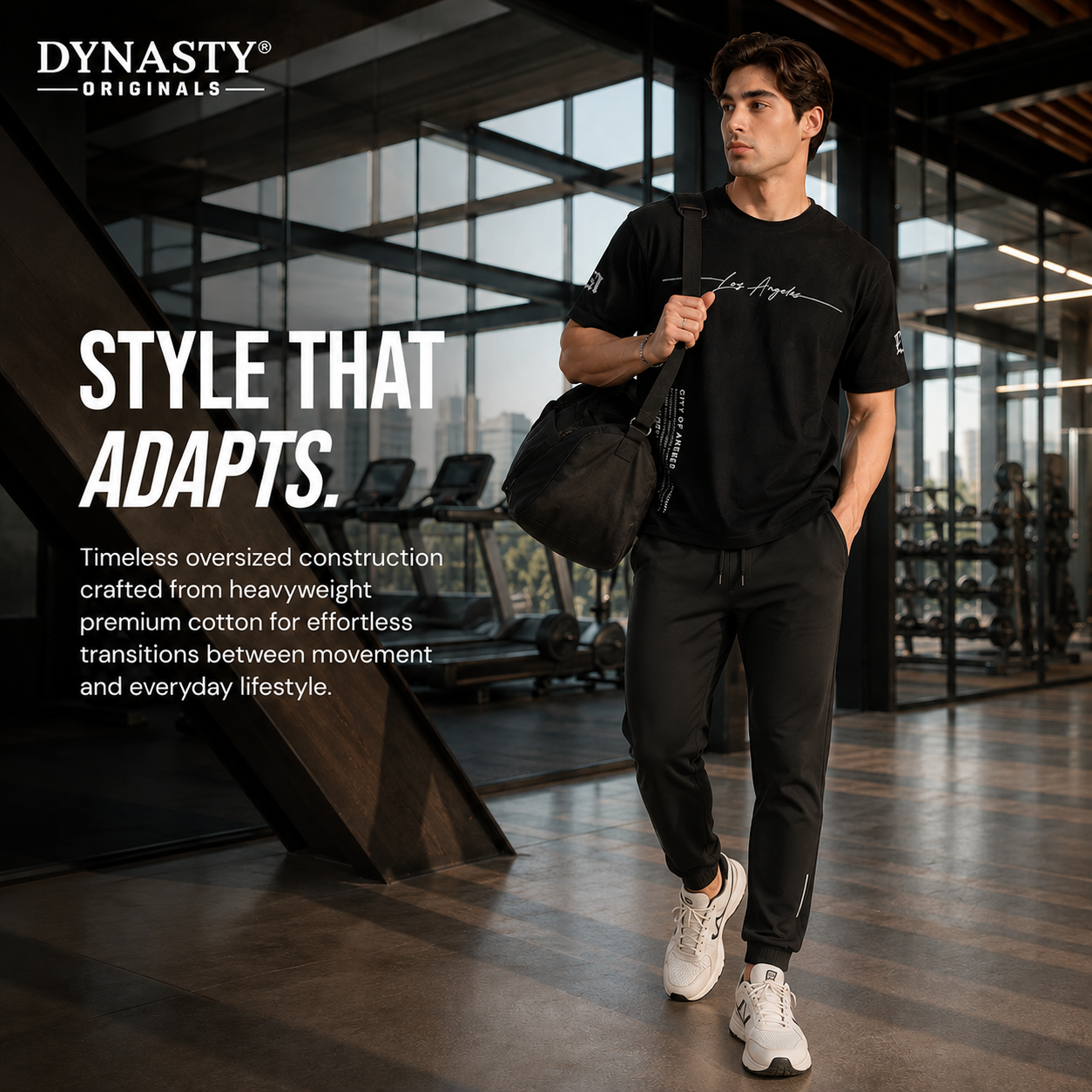 Black Los Angeles T-Shirt – Dynasty Originals