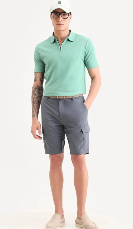 Sage Quarter-Zip Polo – Dynasty Originals
