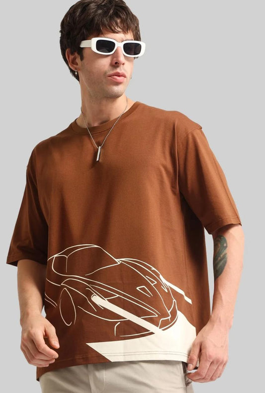 Rust Brushstroke T-Shirt – Dynasty Originals