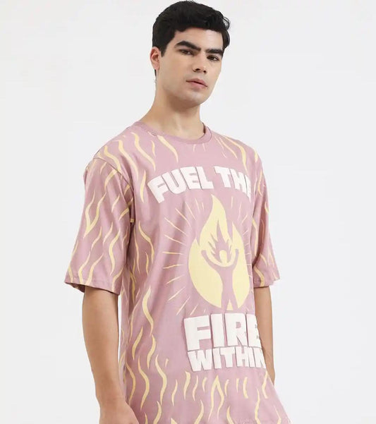 Pink Fire Graphic T-Shirt – Dynasty Originals