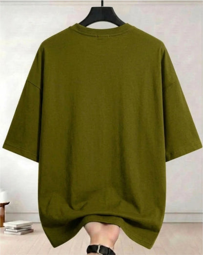 Olive Vintage Car T-Shirt front view – Dynasty Originals