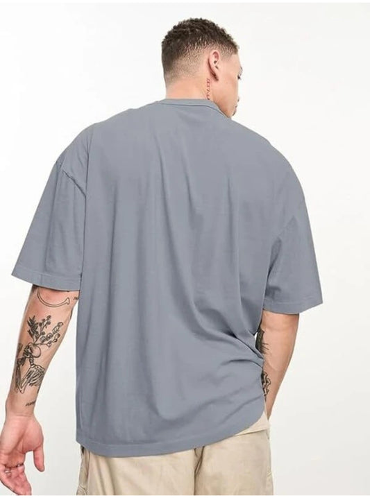 Grey Oversized T-Shirt front view – Dynasty Originals