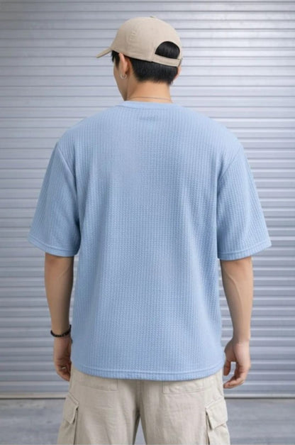 Sky Blue Oversized T-Shirt view 3 – Dynasty Originals