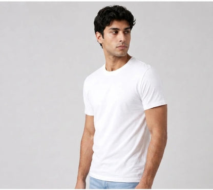 White Essential T-Shirt view 2 – Dynasty Originals